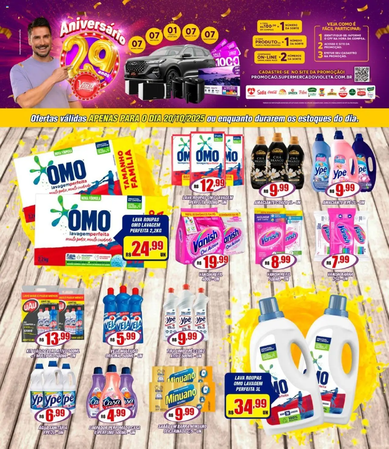 Violeta Supermercados folheto "Ofertas da semana" válido a partir de 20/10/2025 - número de página 1