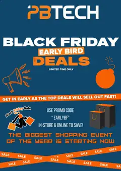 Preview of catalogue Black Friday from shop PB Tech valid 7 Nov 2025