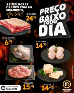 Pré-Visualização do folheto "Mercadão Atacadista ofertas Carne" da loja Mercadão Atacadista válido a partir de 19/03/2026