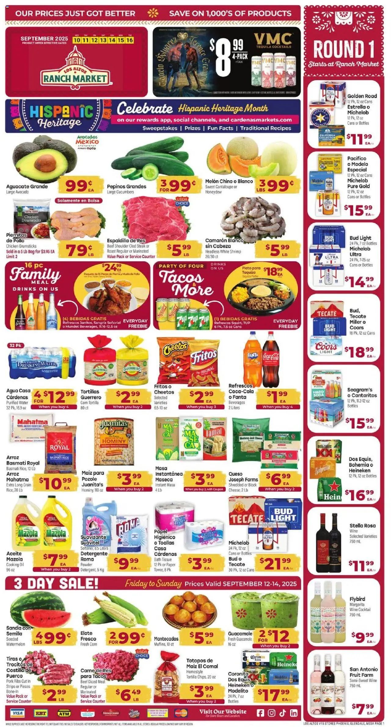 Cardenas Weekly Ad - AZ from 09/10/2025 - Flyer - Page number 1