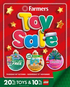 Preview of catalogue Toy Catalogue from shop Farmers valid 30 Oct 2025