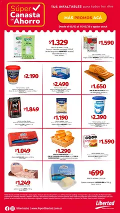 Vista previa del folleto de la tienda Hipermercado Libertad válido desde el 05/02/2026 