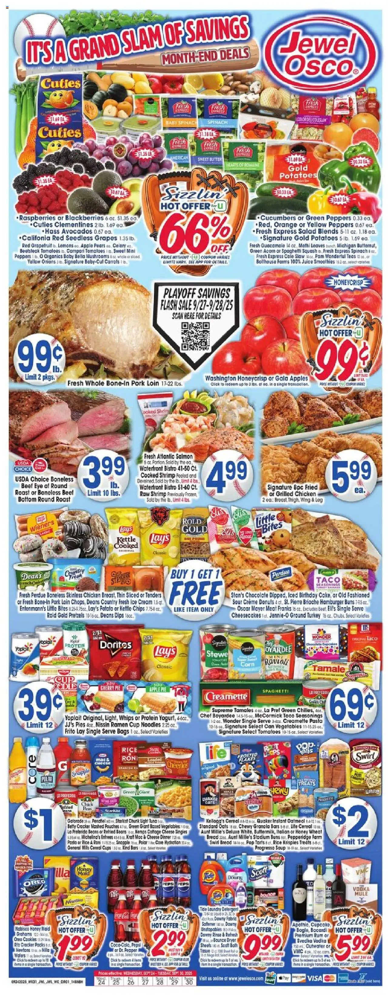 Jewel Osco Weekly Ad from 09/24/2025 - Flyer - Page number 1