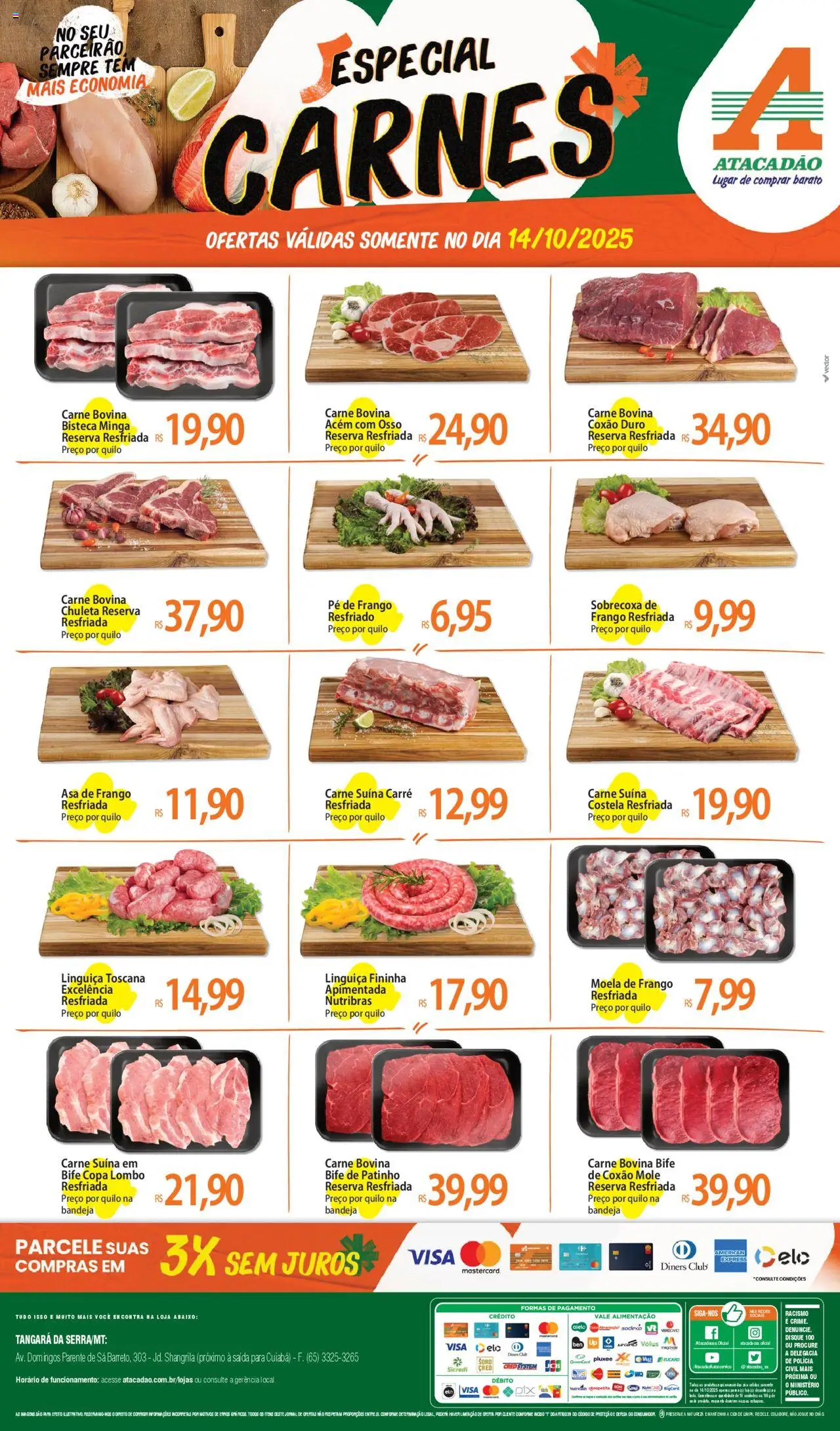 Atacadão folheto "Ofertas - MT" válido a partir de 14/10/2025 - número de página 1