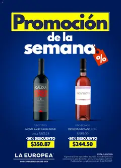 Vista previa las ofertas de la tienda La Europea - Catálogo Promoción de la semana desde el 15/09/2025 