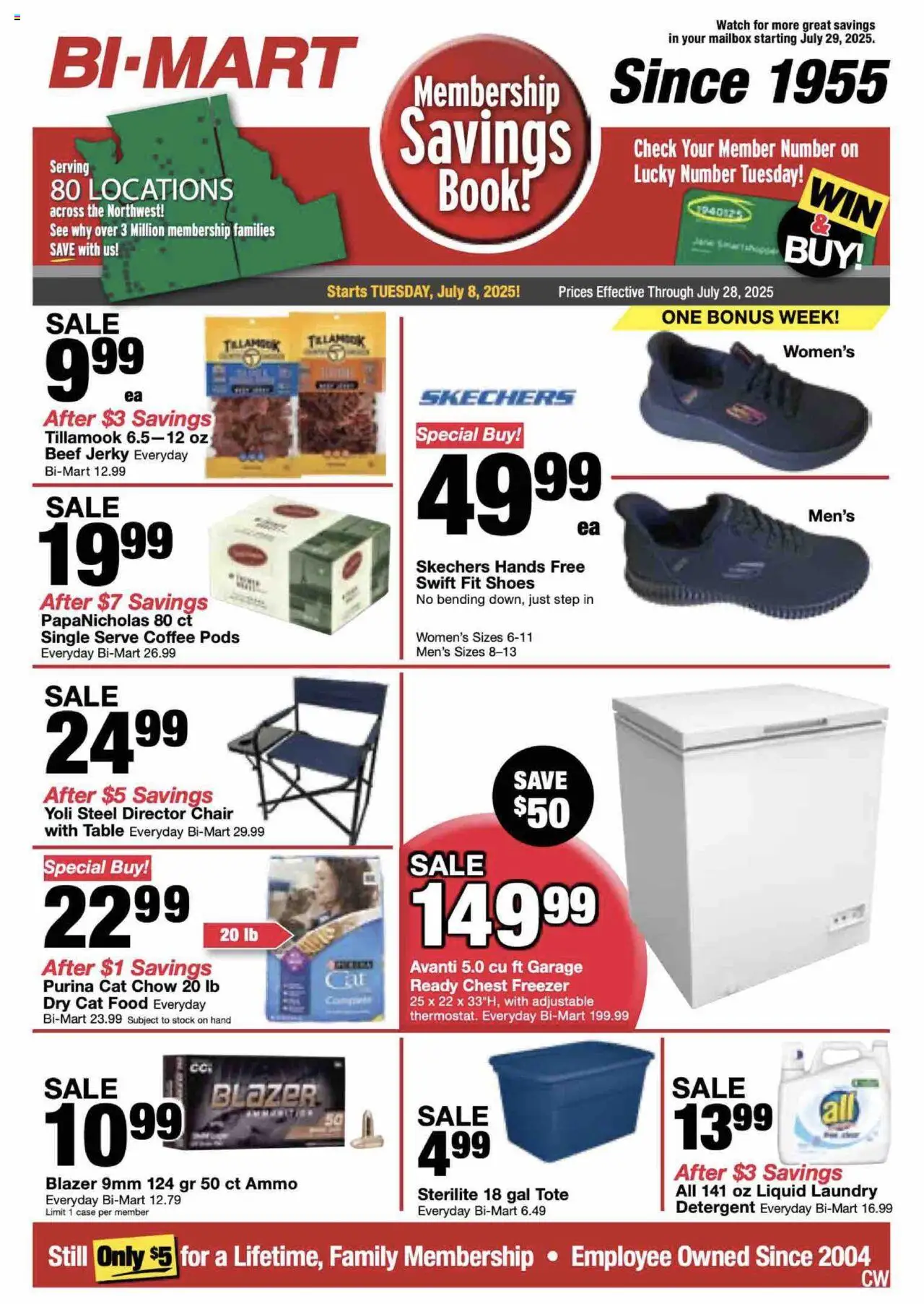 Bi-Mart Weekly Ad from 07/08/2025 - Flyer - Page number 1
