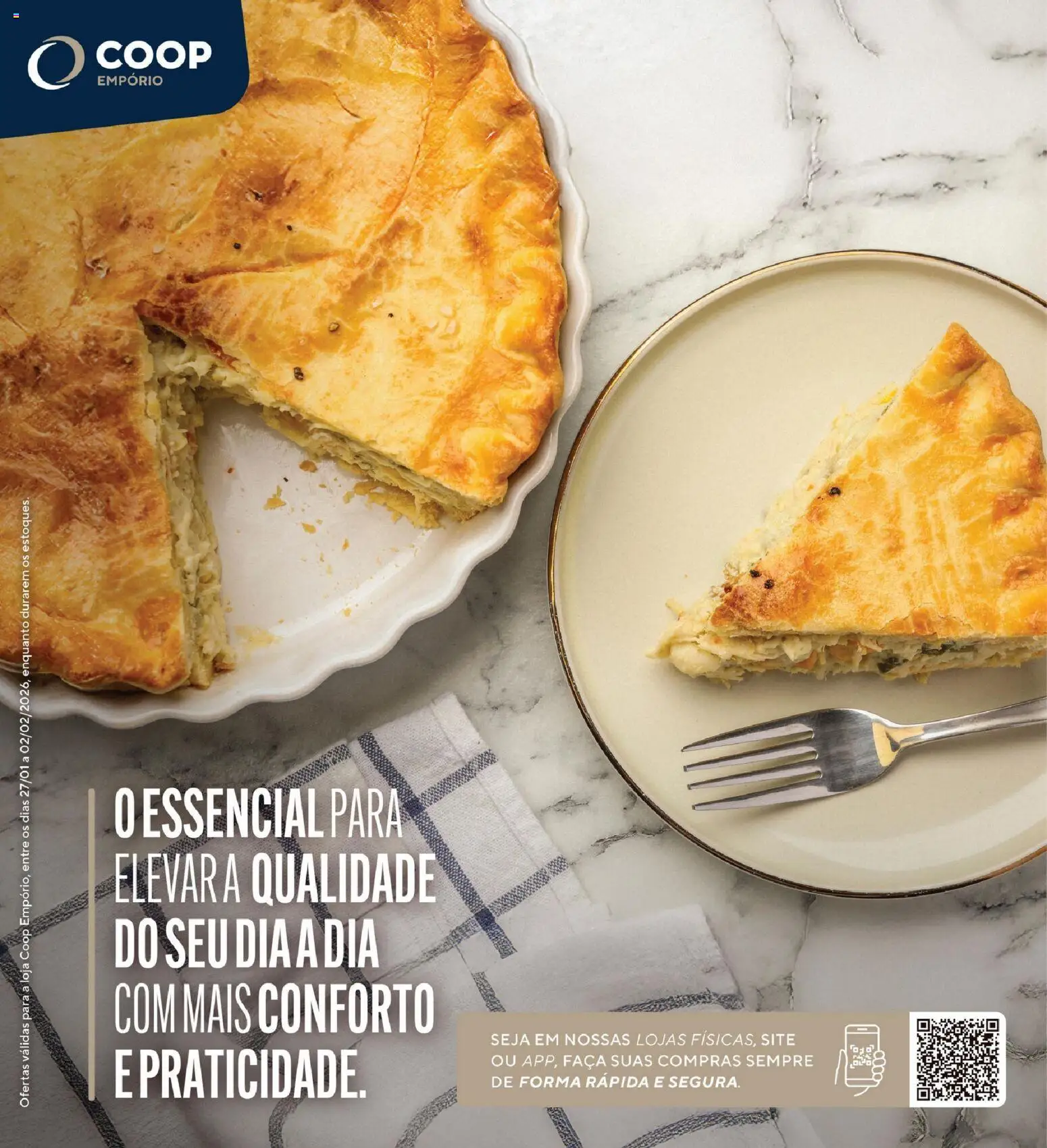 Pré-Visualização do folheto "Ofertas Empório" da loja Coop válido a partir de 27/01/2026