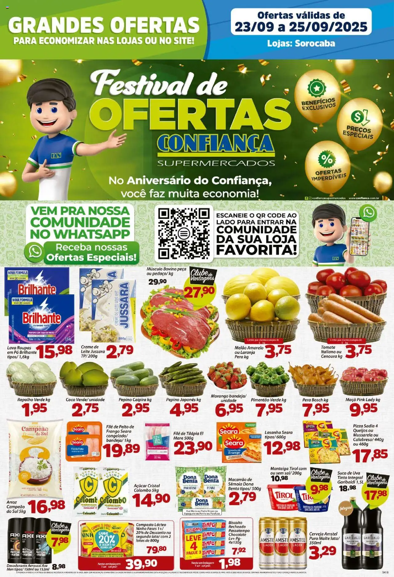Confiança folheto "Ofertas da semana" válido a partir de 23/09/2025 - número de página 1