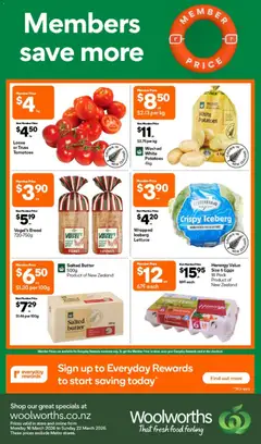 Preview of catalogue Woolworths South Island catalogue from shop Woolworths valid 16 Mar 2026