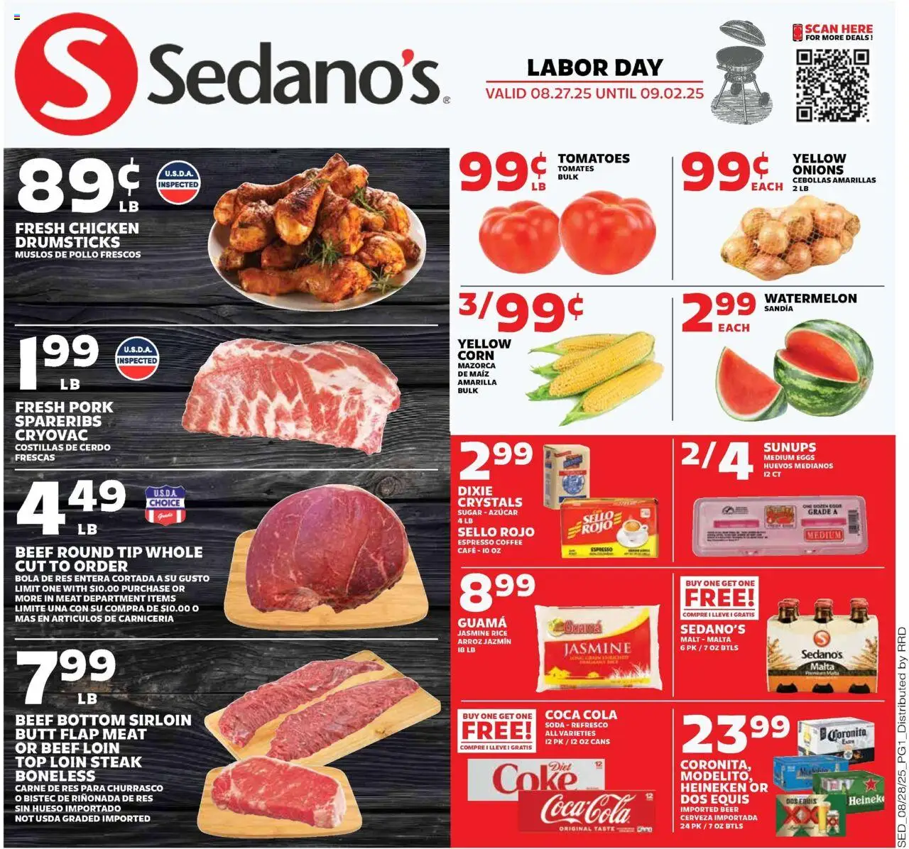 Sedano's Weekly Ad from 08/27/2025 - Flyer - Page number 1