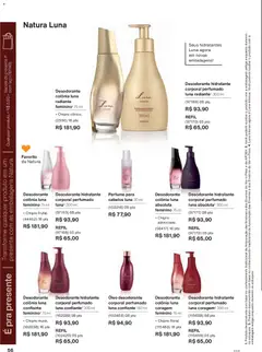 Pré-Visualização do folheto "Ciclo 18/2025" da loja Natura válido a partir de 30/10/2025 | Página: 56