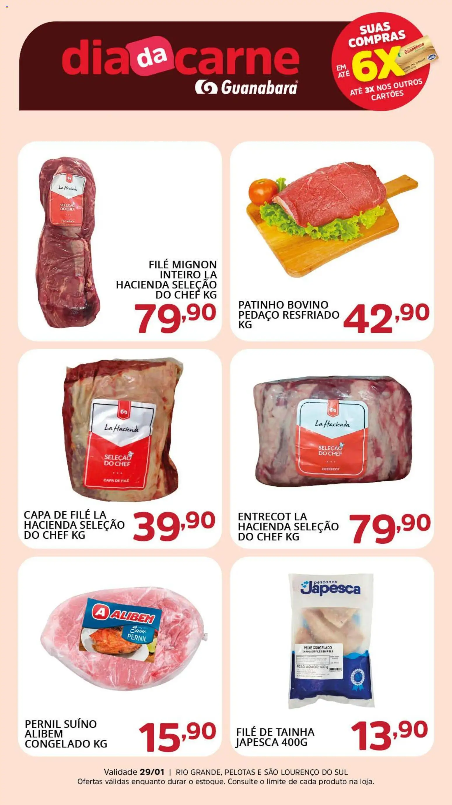 Pré-Visualização do folheto "Ofertas da semana" da loja Supermercado Guanabara válido a partir de 29/01/2026