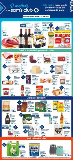 Pré-Visualização do folheto "Ofertas Semanal" da loja Sam's Club válido a partir de 08/01/2026