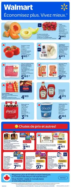Un aperçu du dépliant Circulaire du magasin Walmart est valide à partir 17 juill. 2025
