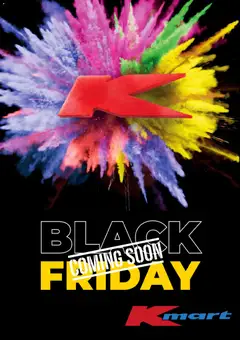 Preview of catalogue Black Friday Notice from shop Kmart valid 27/10/2025