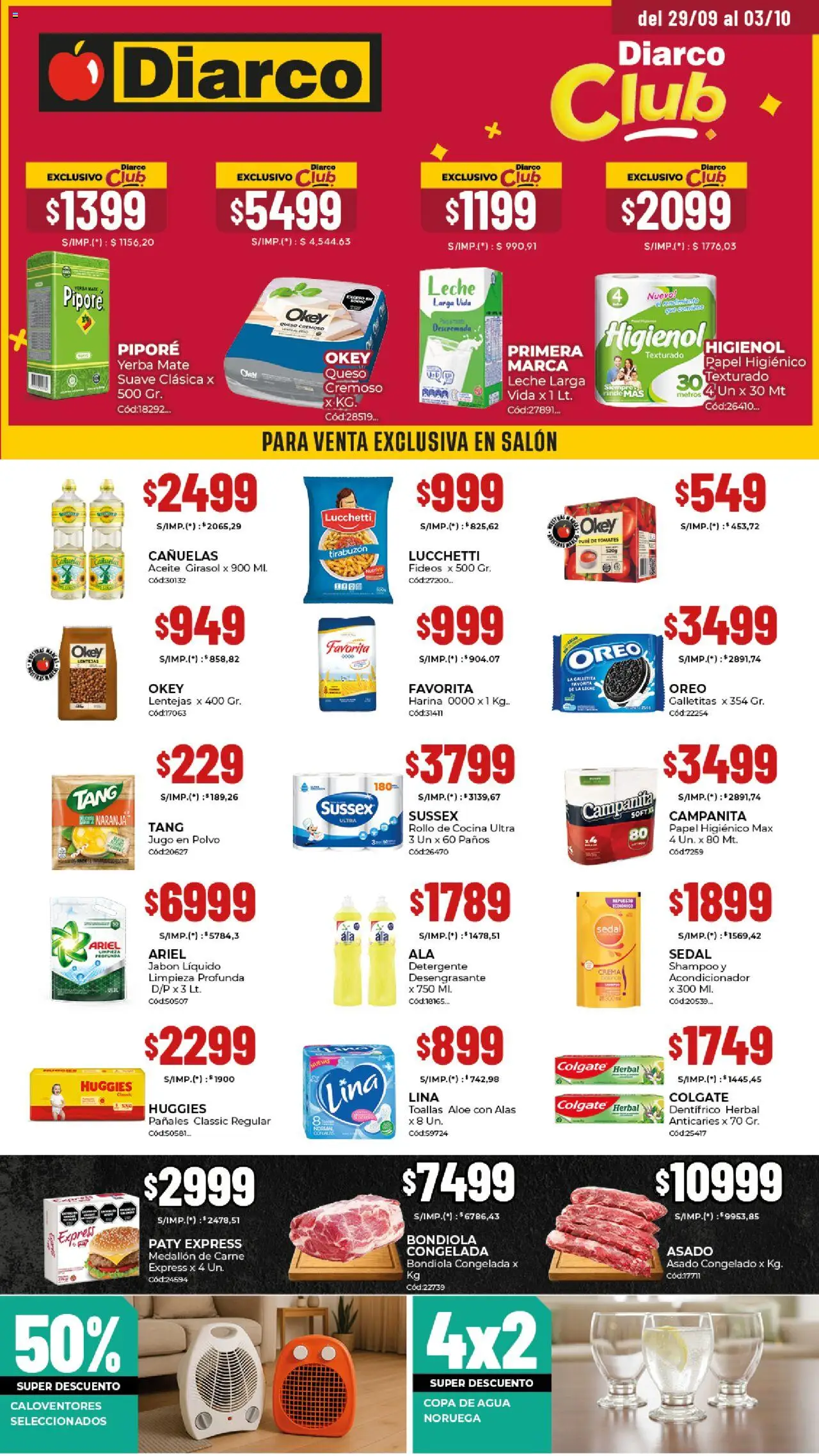 Diarco Ofertas Sur del 29/09/2025 Online