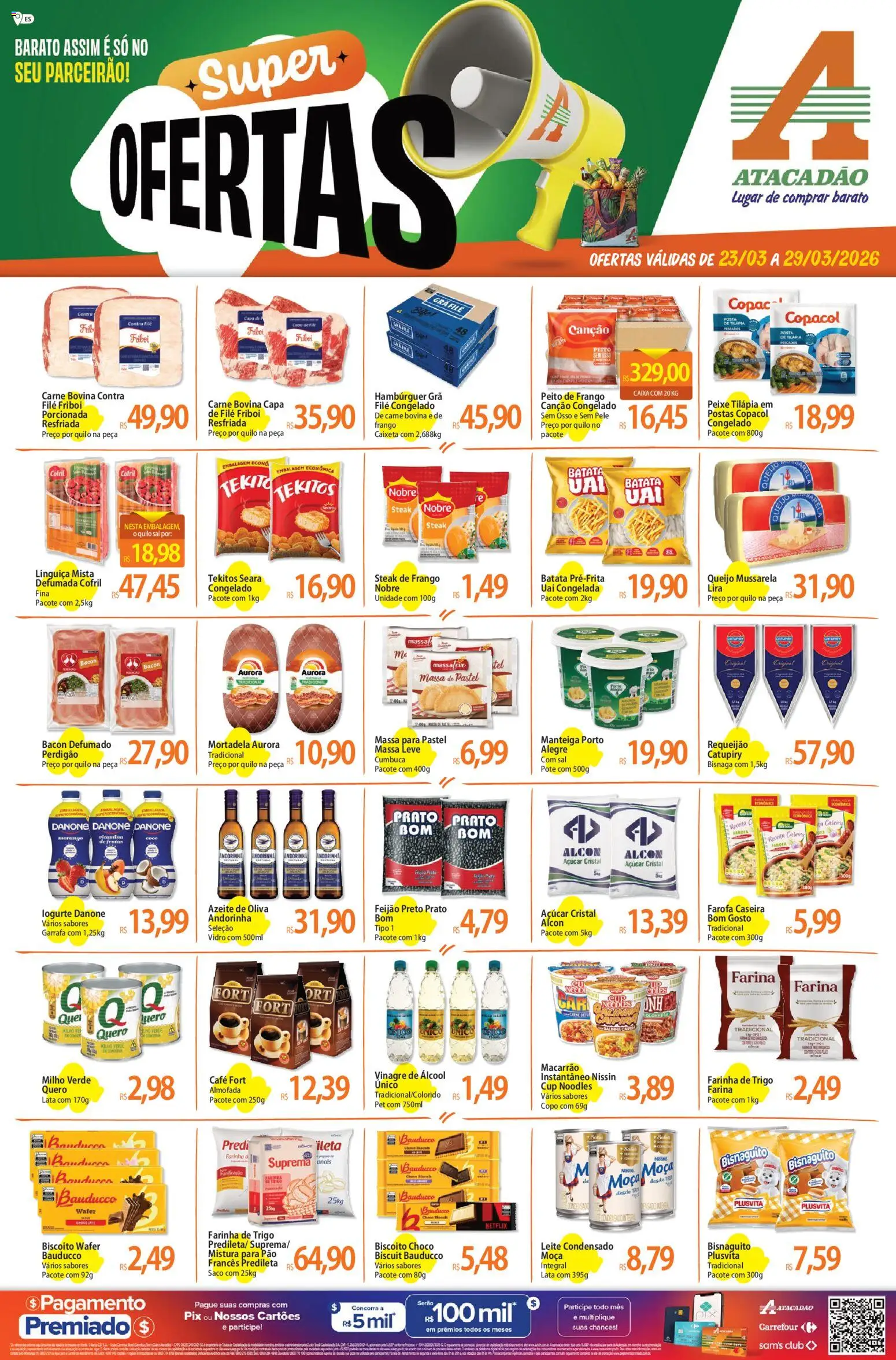 Pré-Visualização do folheto "Atacadão ofertas - ES" da loja Atacadão válido a partir de 23/03/2026