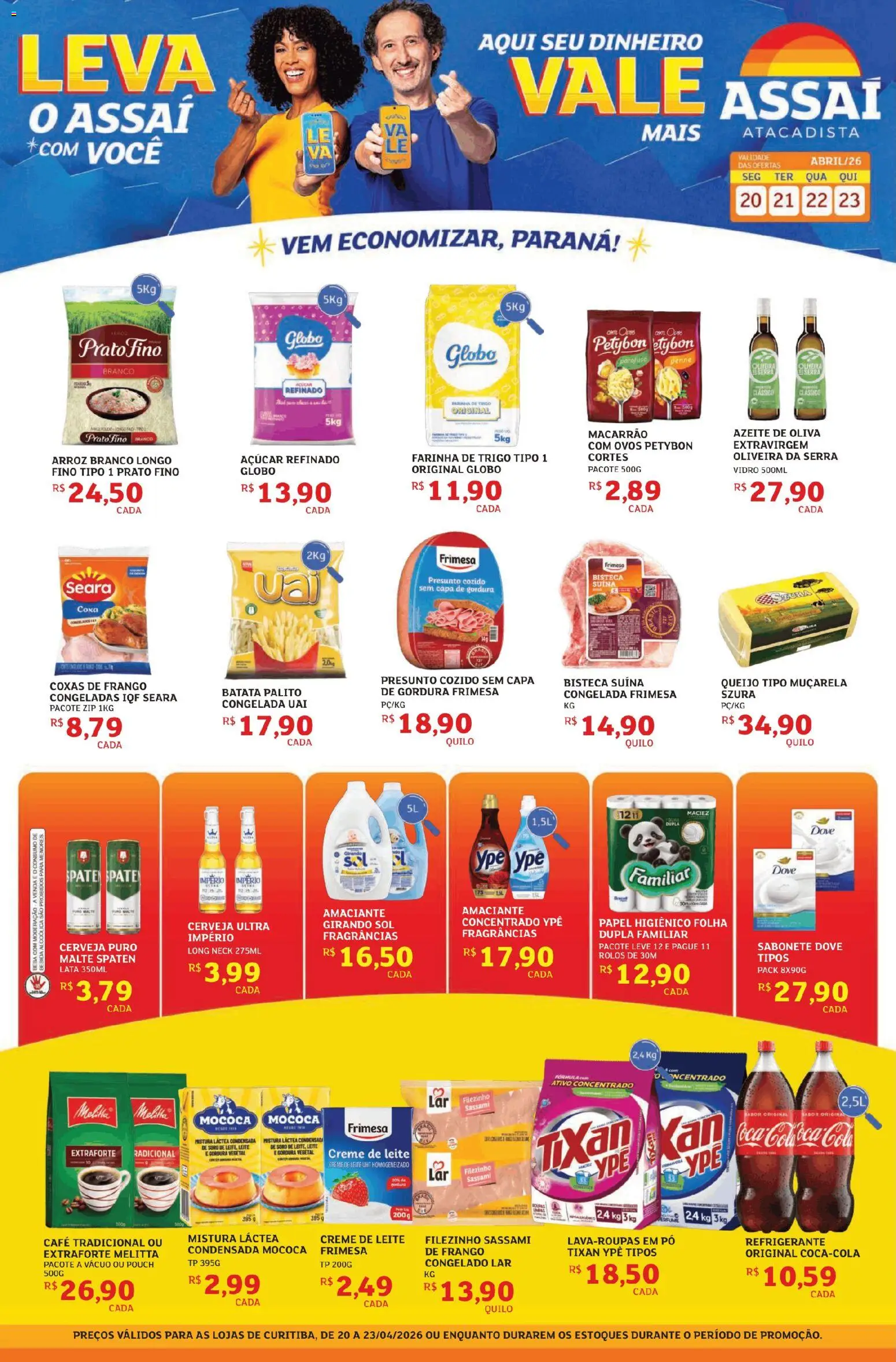 Pré-Visualização do folheto "Assaí Atacadista ofertas - PR" da loja Assaí Atacadista válido a partir de 20/04/2026