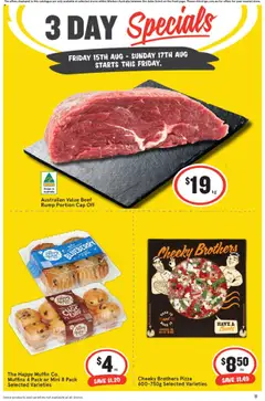 Preview of catalogue 3 Day Specials WA from shop IGA valid 15/08/2025