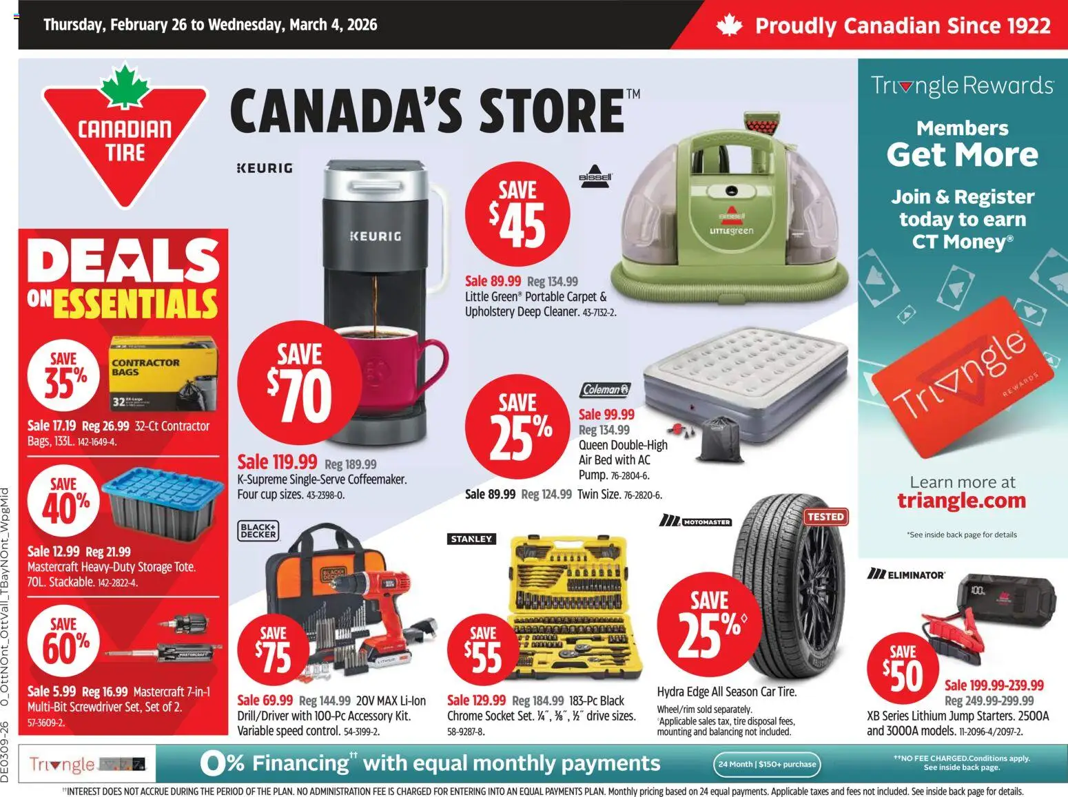 Preview of leaflet Weekly Flyer from shop Canadian Tire is valid from Feb 26, 2026