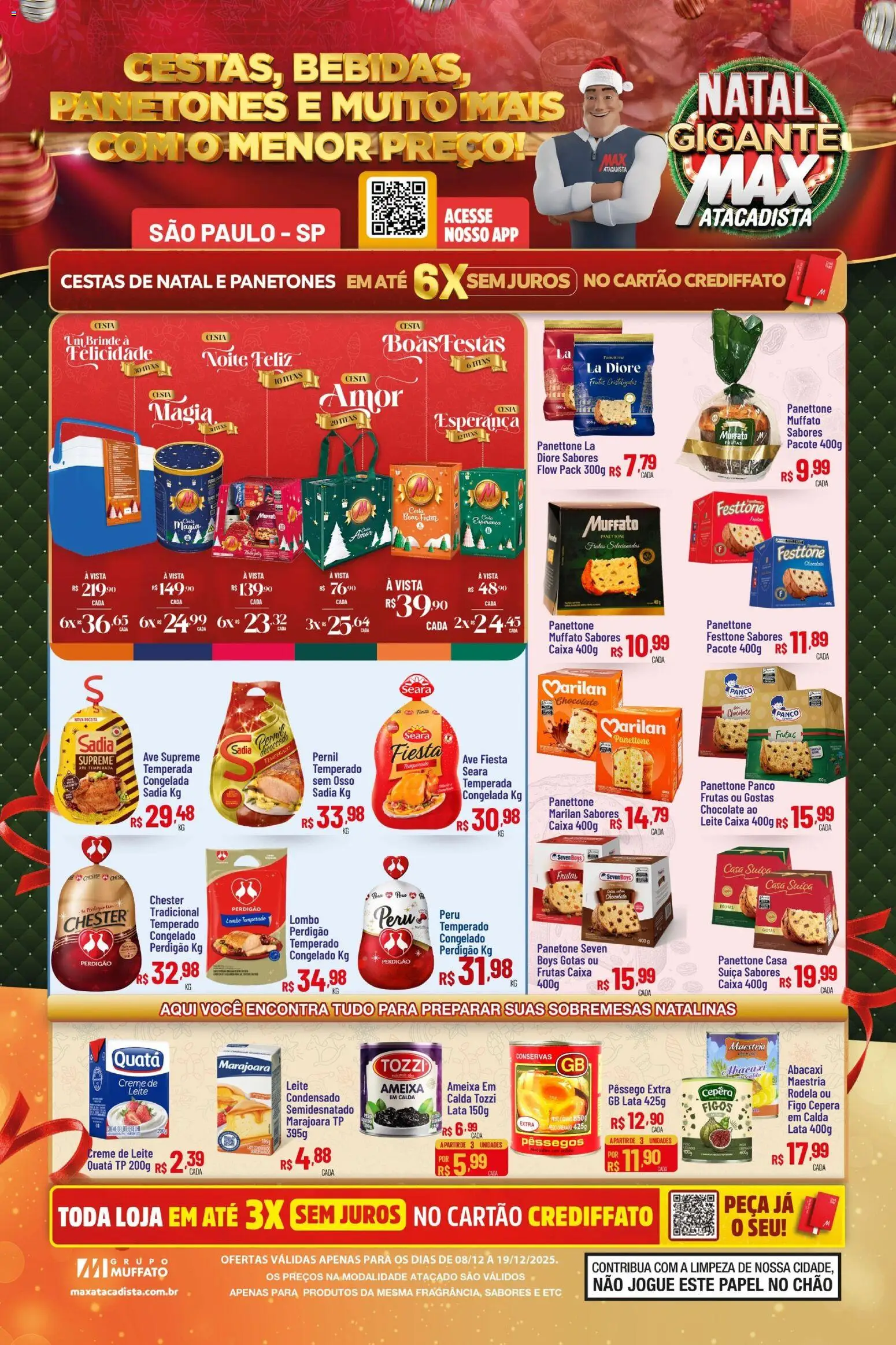 Pré-Visualização do folheto "Ofertas da semana" da loja Max Atacadista válido a partir de 08/12/2025