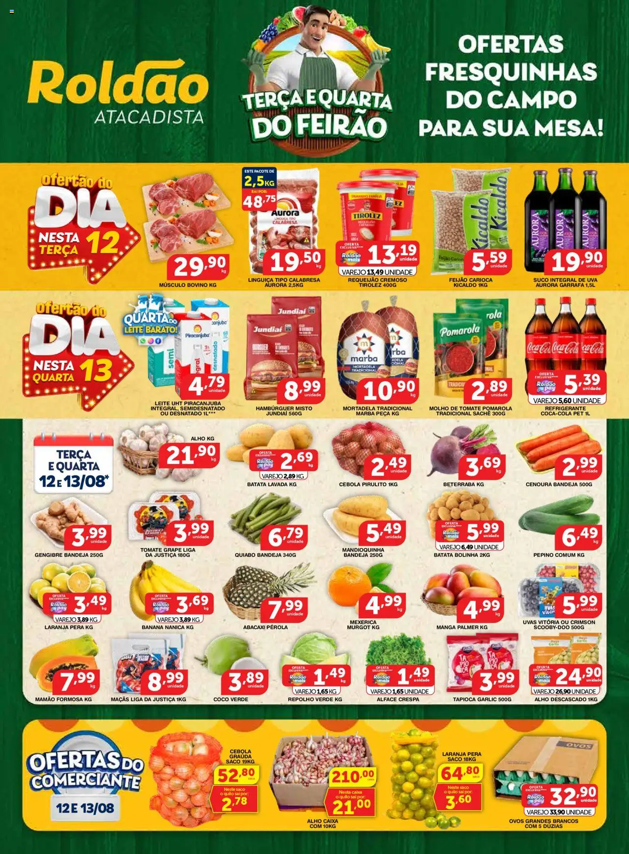 Roldão folheto "Ofertas Terça e Quarta do Feirão" válido a partir de 12/08/2025 - número de página 1