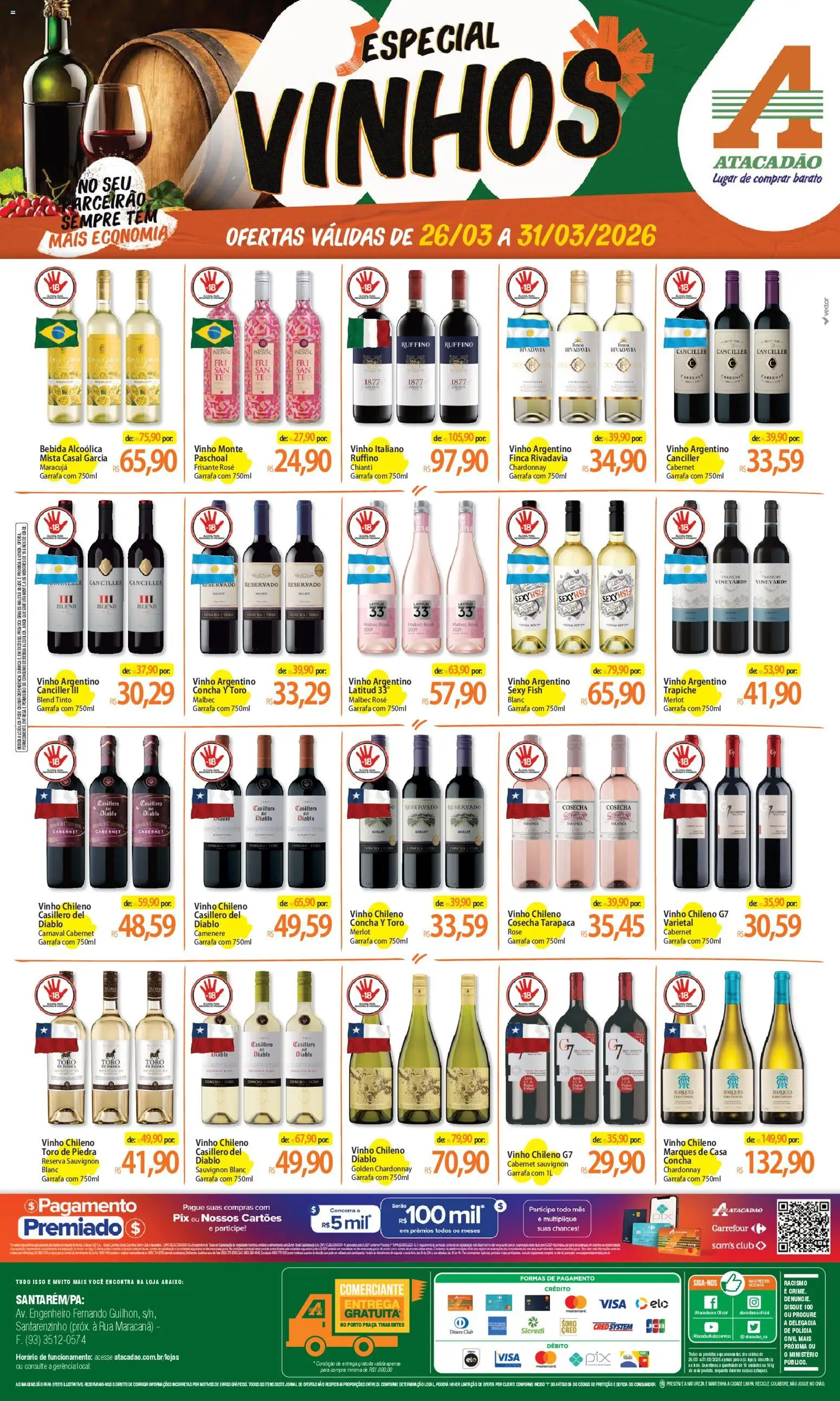 Pré-Visualização do folheto "Atacadão ofertas - PA" da loja Atacadão válido a partir de 26/03/2026