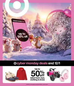 Vista previa las ofertas de la tienda Target - Cyber Monday desde el 30/11/2025 