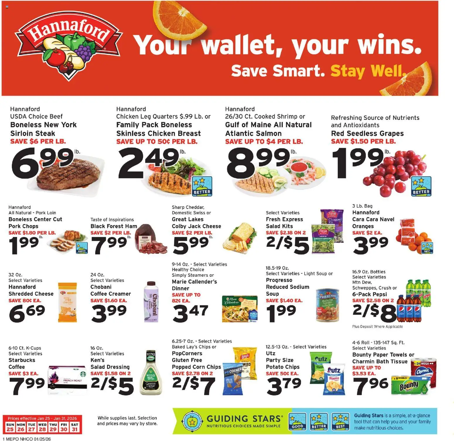Ad Preview of Hannaford Weekly Ad from 01/25/2026