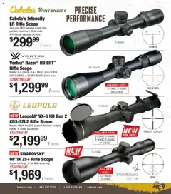 Ad Preview of Cabela's Big Game Hunting 25 from 06/12/2025 | Page: 47