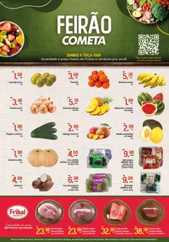 Pré-Visualização do folheto "Ofertas Feirão" da loja Cometa Supermercados válido a partir de 14/12/2025