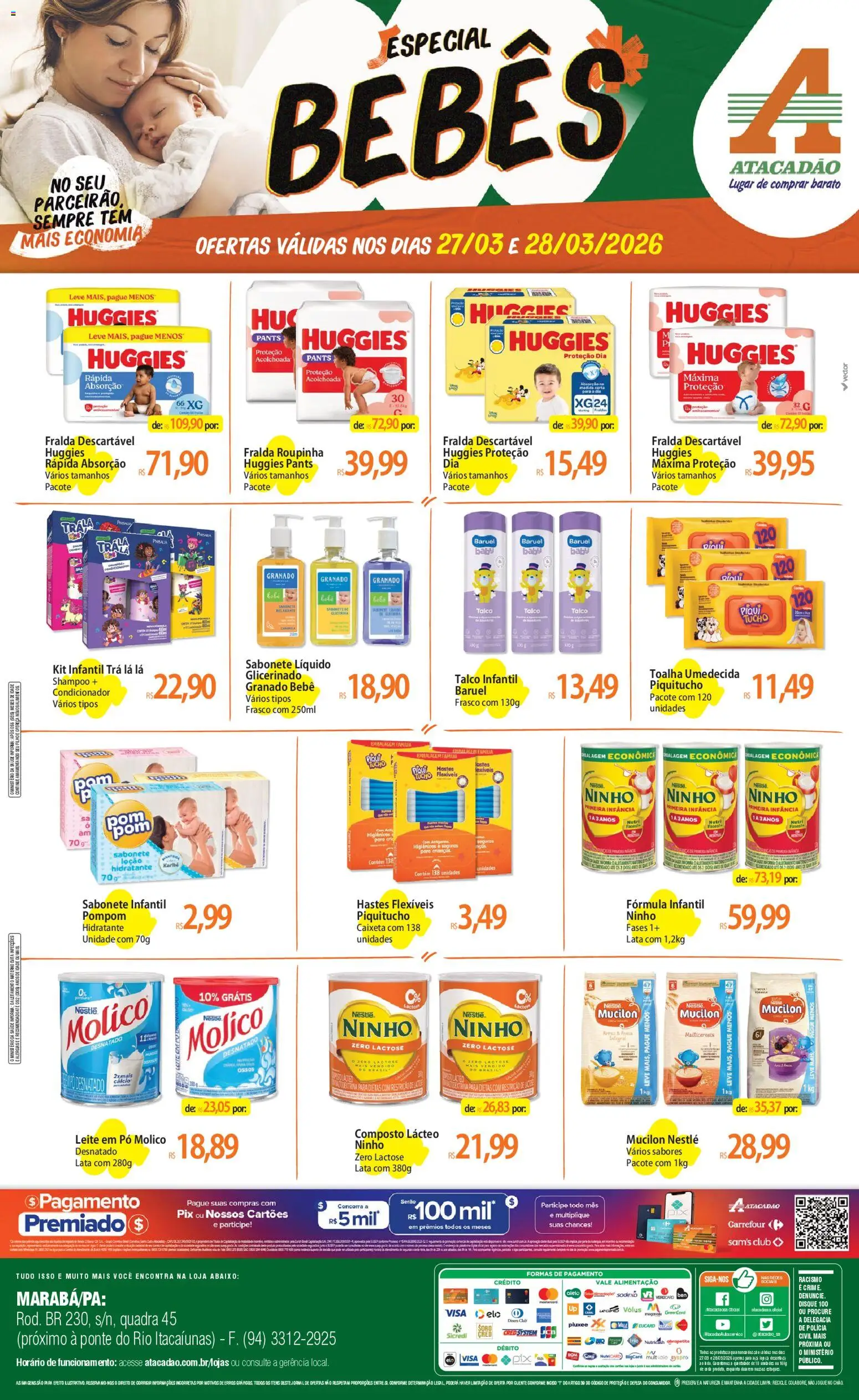 Pré-Visualização do folheto "Atacadão ofertas - PA" da loja Atacadão válido a partir de 27/03/2026