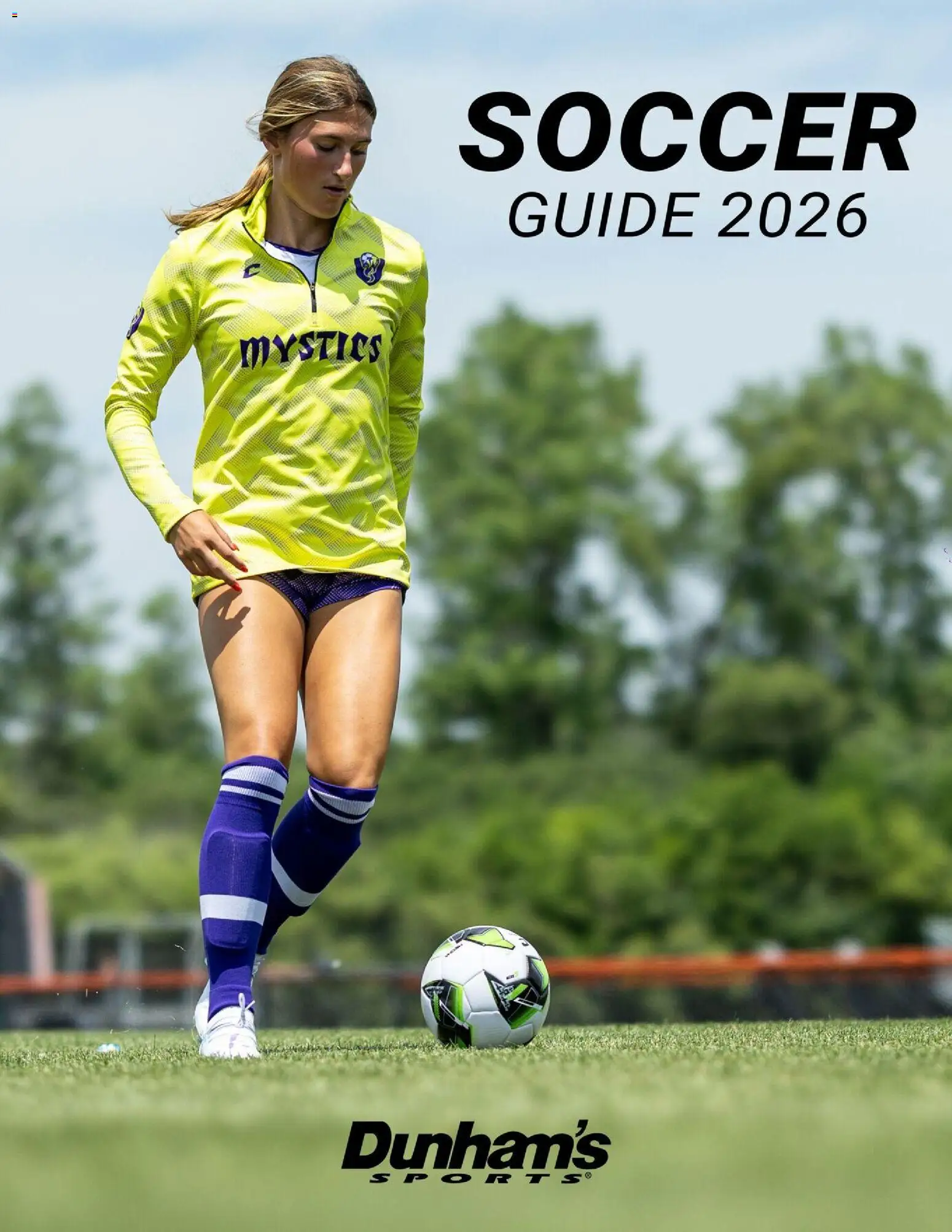 Ad Preview of Dunham's Sports Soccer Guide from 02/12/2026