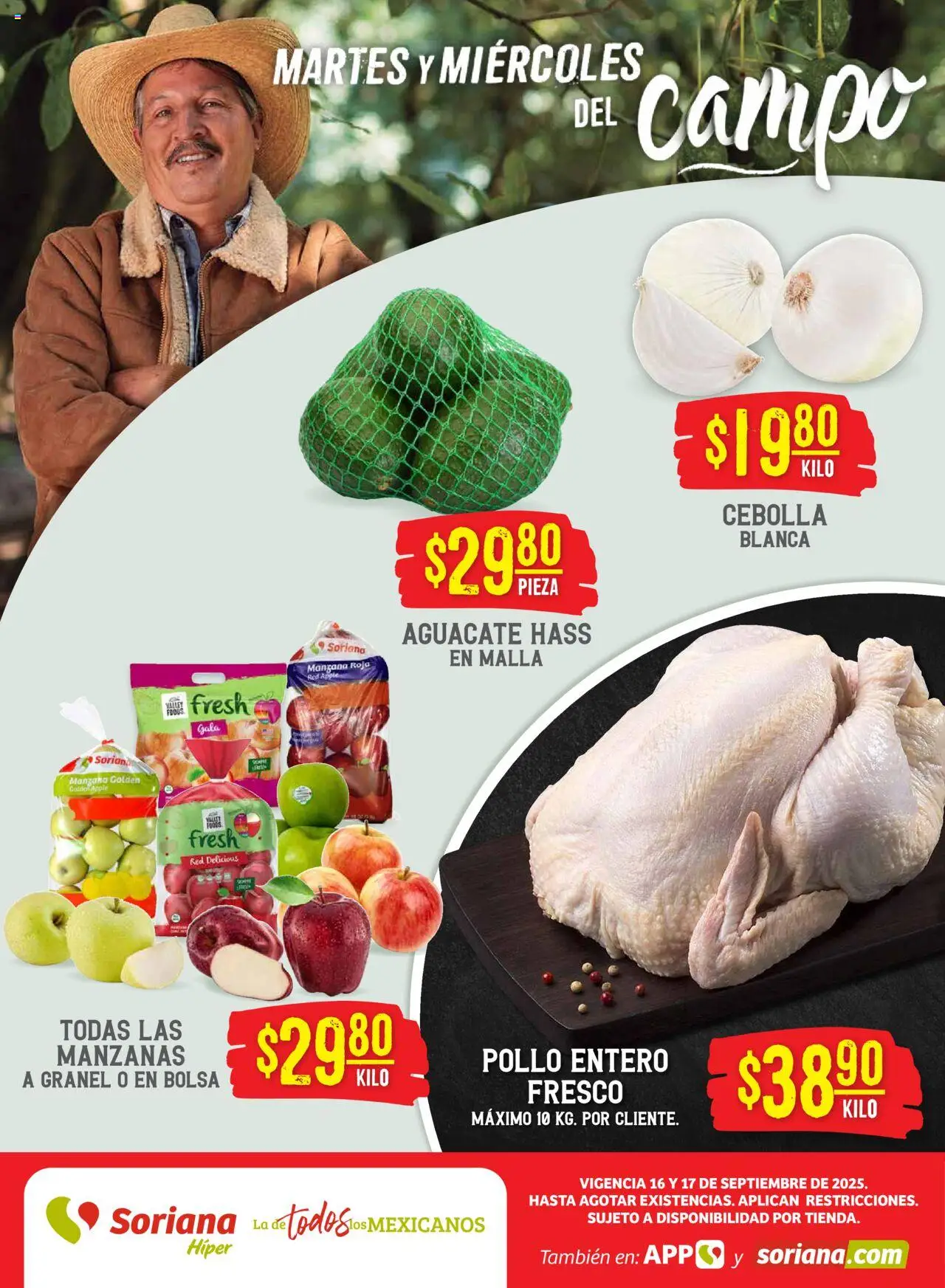 Folleto Soriana y sus promociones válidas desde el 16/09/2025 - Número de página 1
