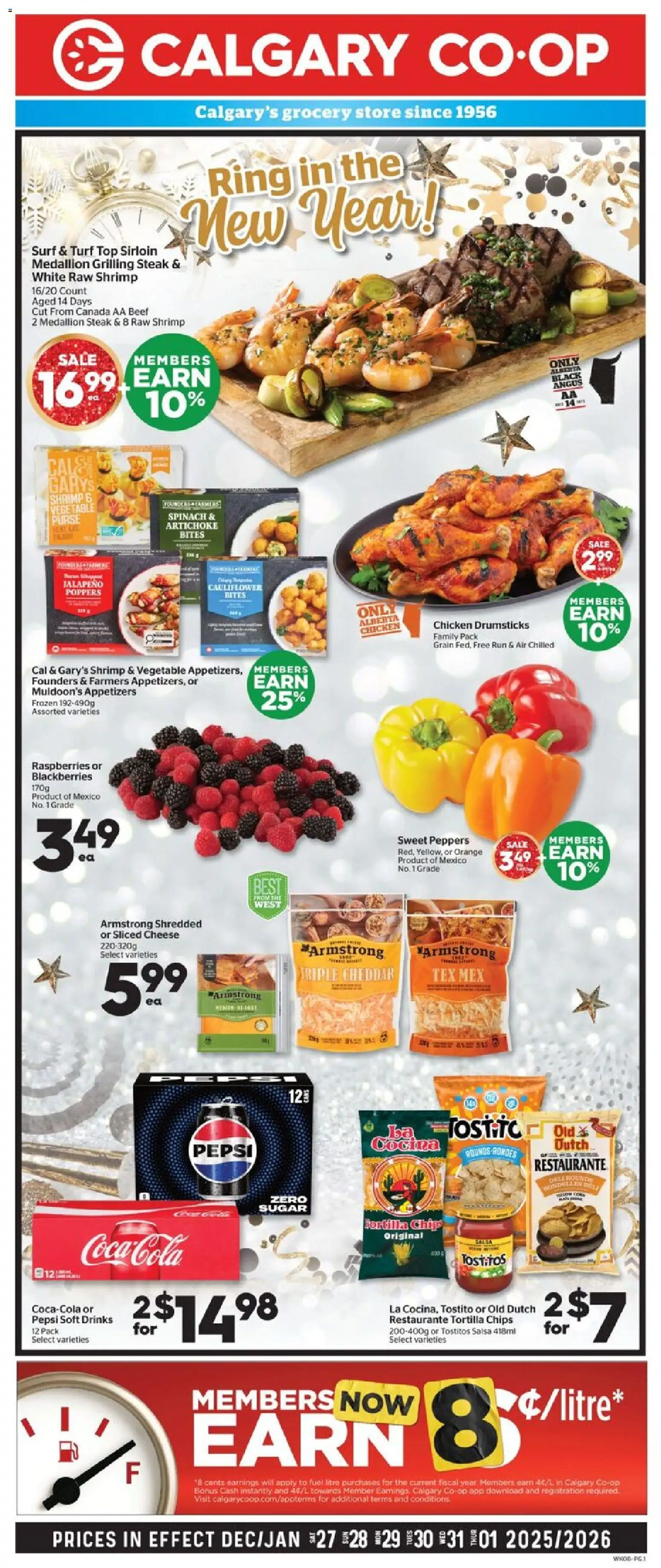 Preview of leaflet Weekly flyer / circulaire from shop Calgary Co-op is valid from Dec 27, 2025