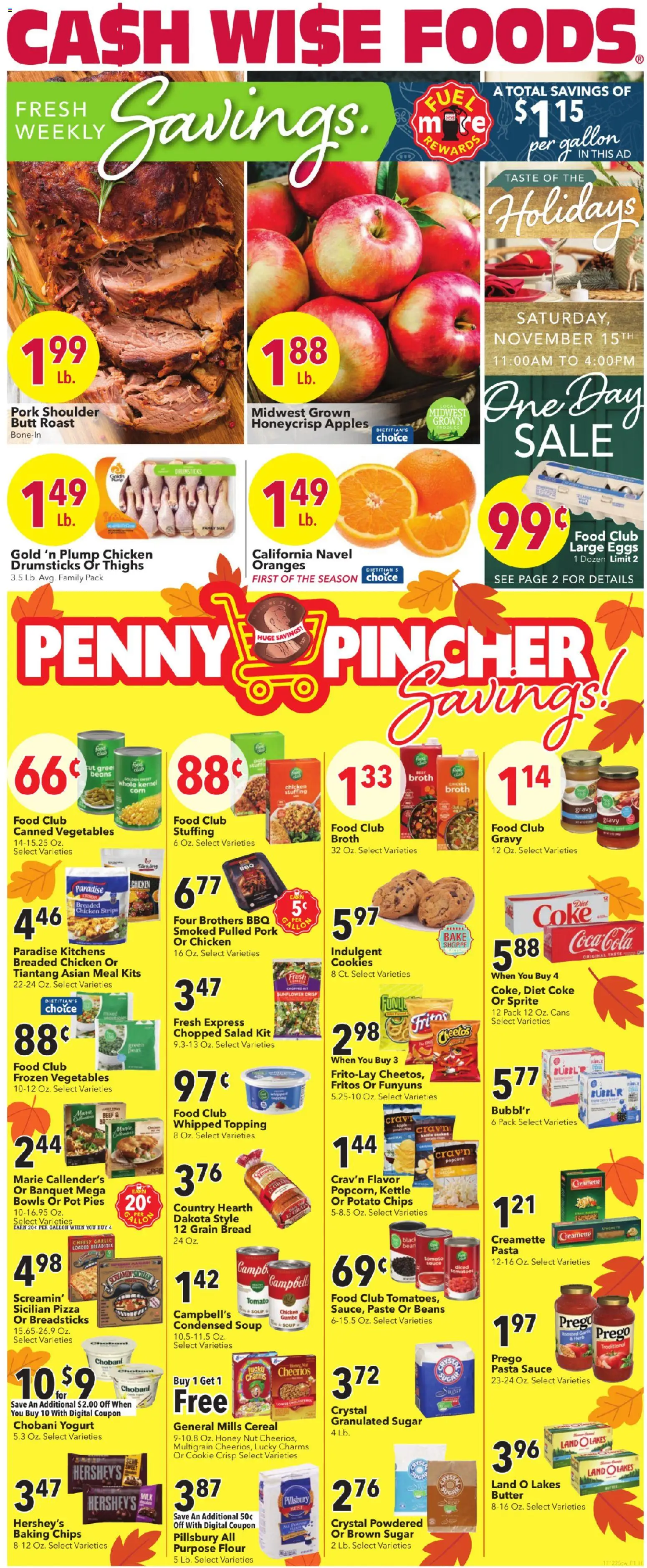 Ad Preview of Cash Wise Weekly Ad from 11/12/2025