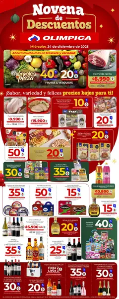 Vista previa del prospecto Miércoles de Plaza del almacen Olímpica válida del 24/12/2025 al 24/12/2025
