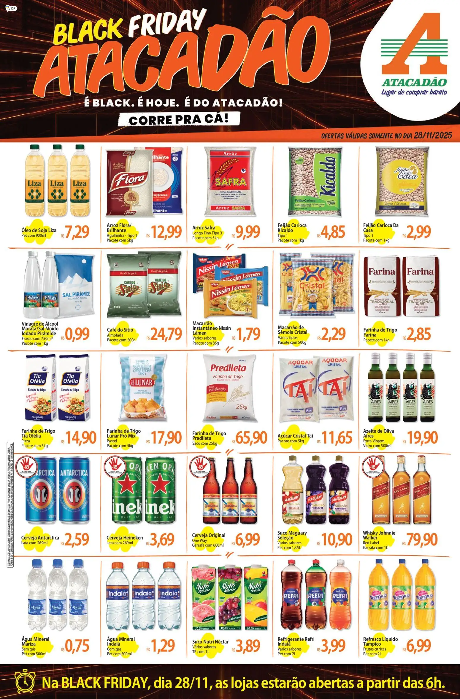 Pré-Visualização do folheto "Ofertas - DF" da loja Atacadão válido a partir de 28/11/2025