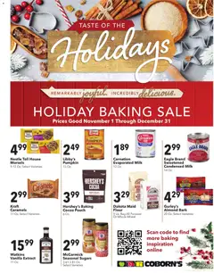 Ad Preview of Coborn's Taste of the Holidays from 11/01/2025