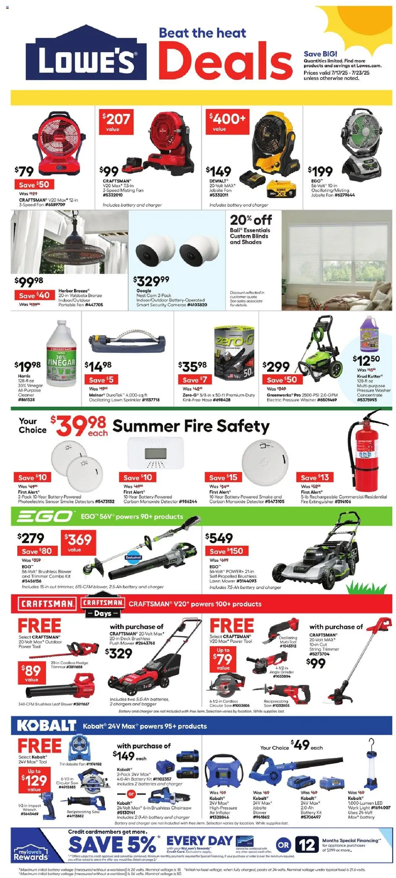 Lowe's Weekly Ad from 07/17/2025 - Flyer - Page number 1