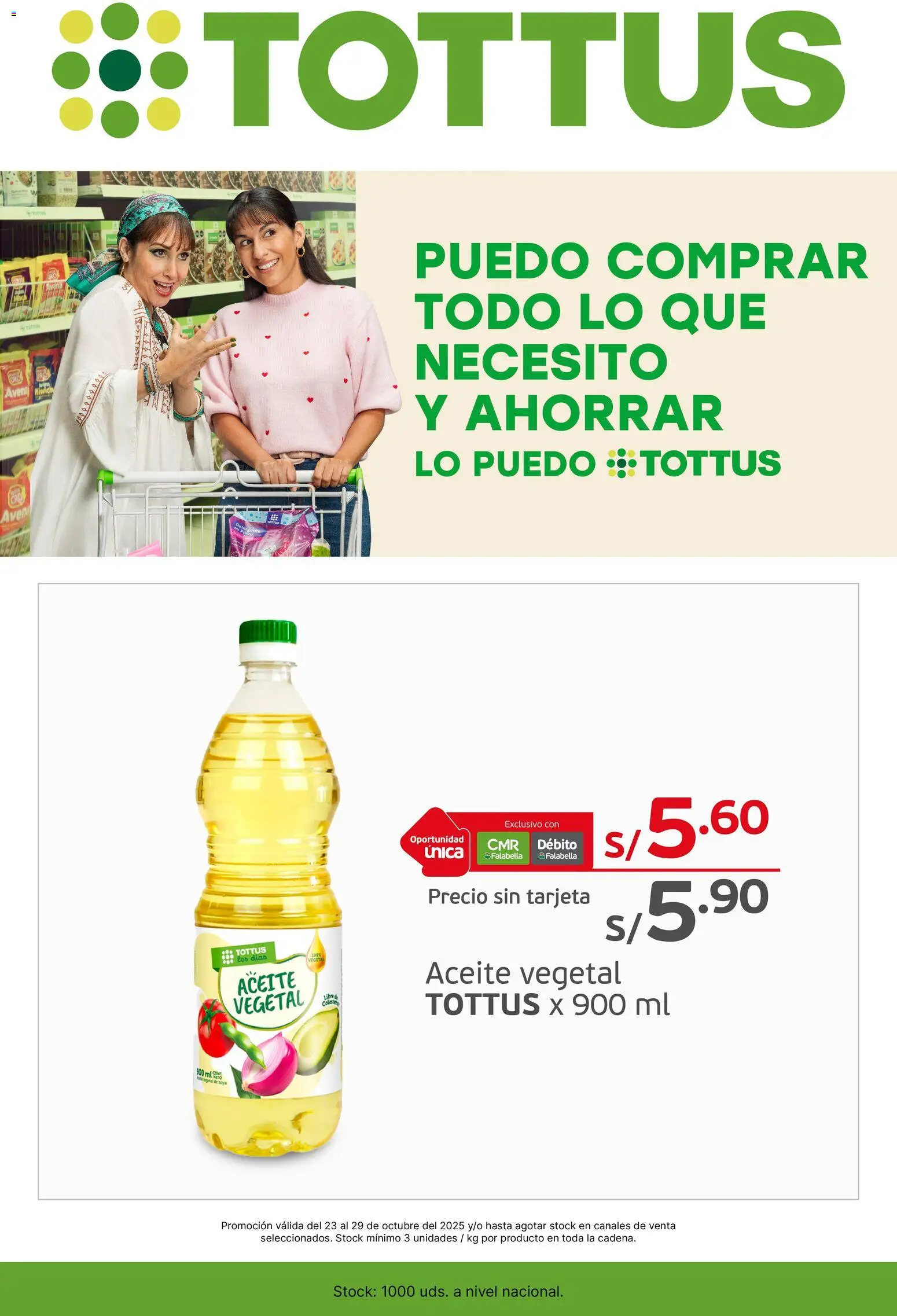 Vista previa de Catálogo de la tienda Tottus válido desde 23/10/2025