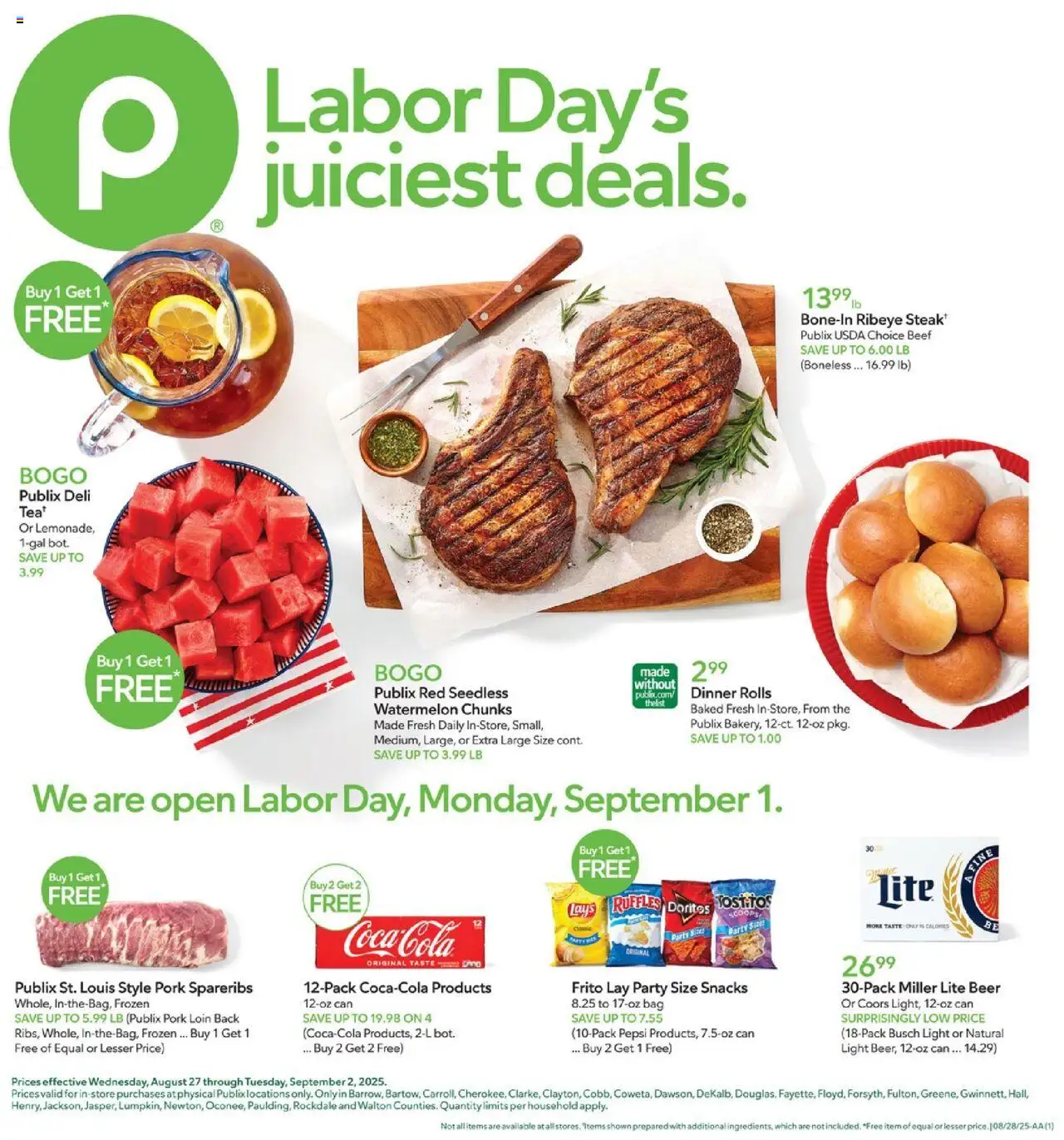 Publix Weekly ad from (08/27/2025) - Ad this week, Flyer - Page number 1