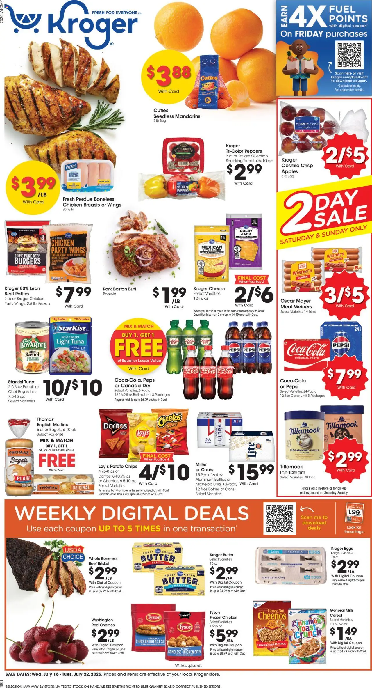 Kroger Weekly ads from 07/16/2025 >> Ad for next week - Page number 1