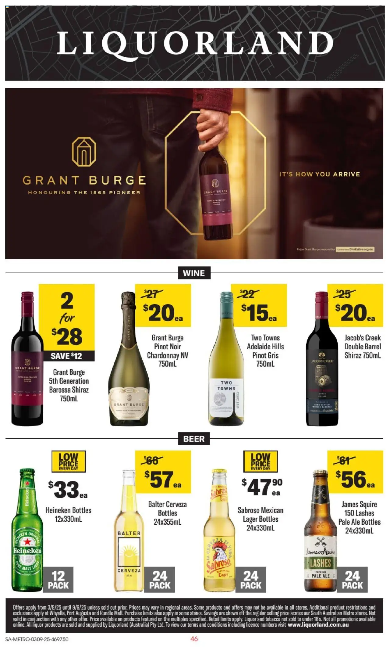 Liquorland catalogue valid from 03/09/2025 - page 1