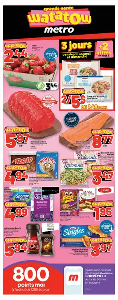 Preview of leaflet Weekly flyer / circulaire from shop Metro is valid from Aug 21, 2025
