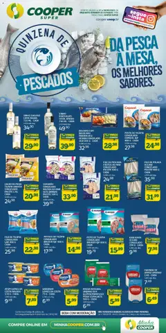 Pré-Visualização do folheto "Ofertas Especial Quinzena de Pescados" da loja Cooper válido a partir de 17/09/2025