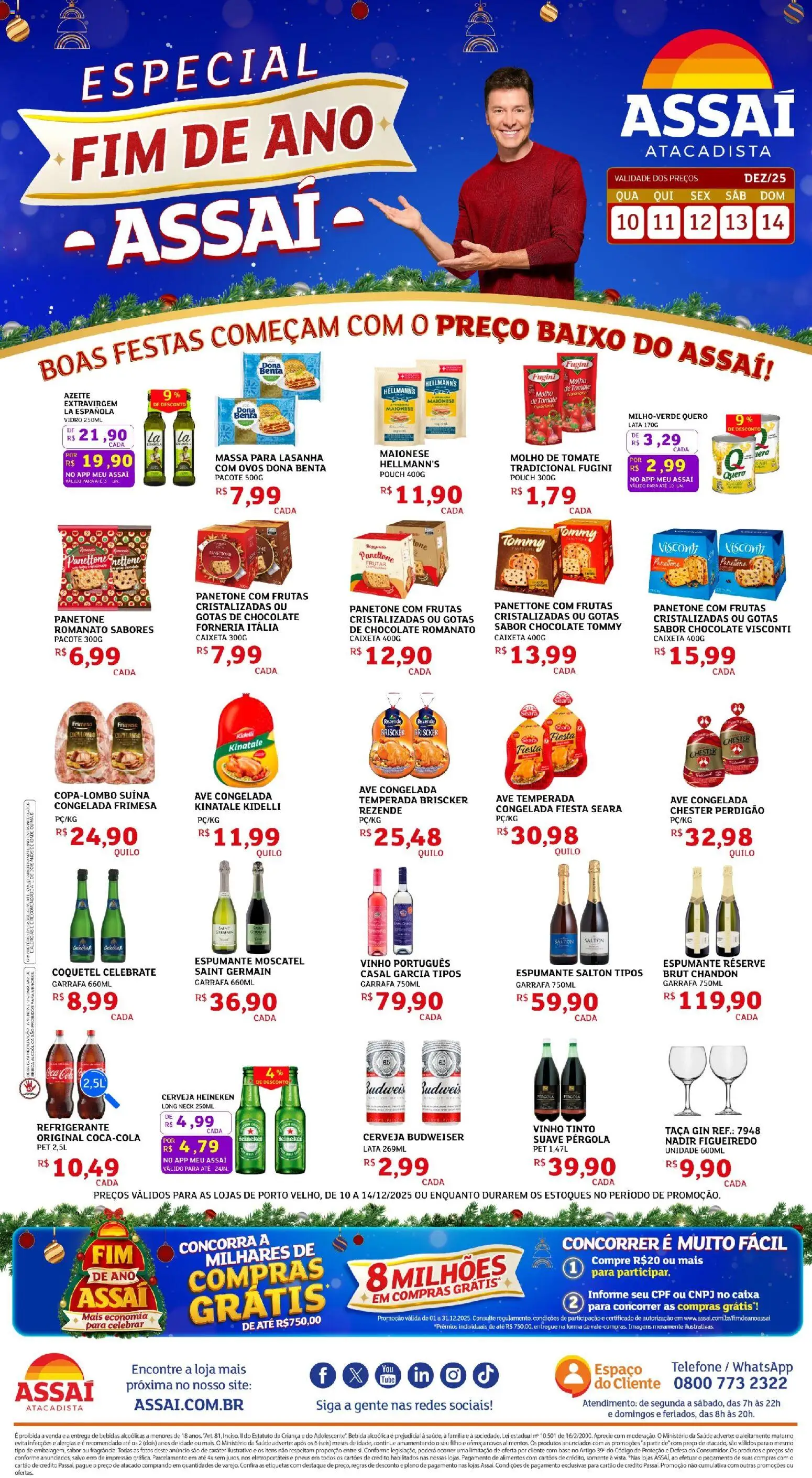 Pré-Visualização do folheto "Encarte - RO" da loja Assaí Atacadista válido a partir de 10/12/2025