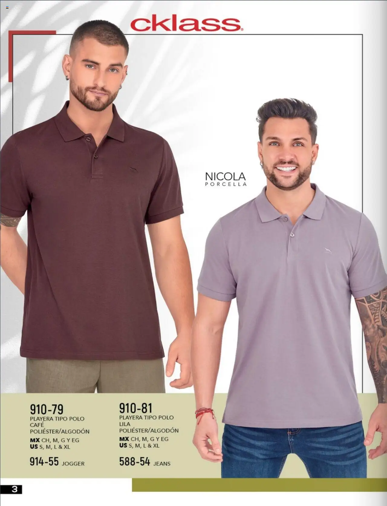 Catálogo Mens Wear Cklass y sus promociones válidas desde el 06/01/2025 - Número de página 3 - Café, Playera