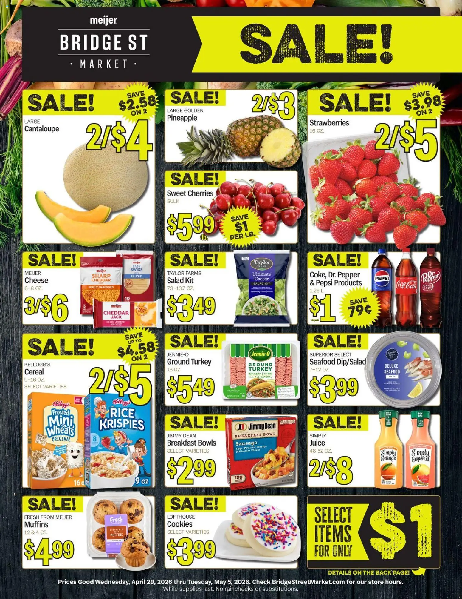 Ad Preview of Meijer Meijer Bridge Street Market from 04/29/2026