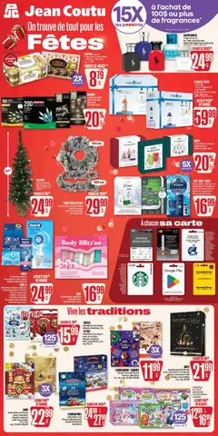 Preview of leaflet Encart Noel from shop Jean Coutu is valid from Nov 20, 2025